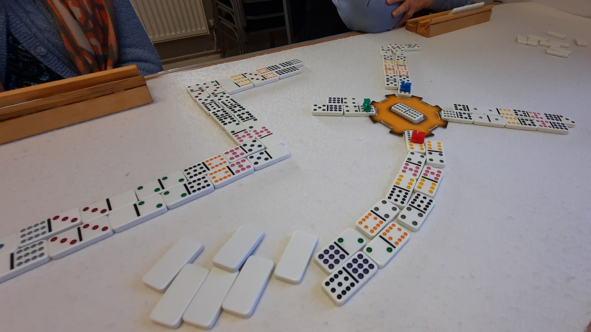 Mexican Train a Game of Dominos