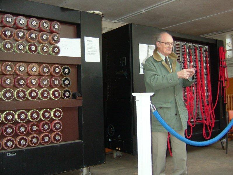 Tony Sale and Bombe, Bletchley Park