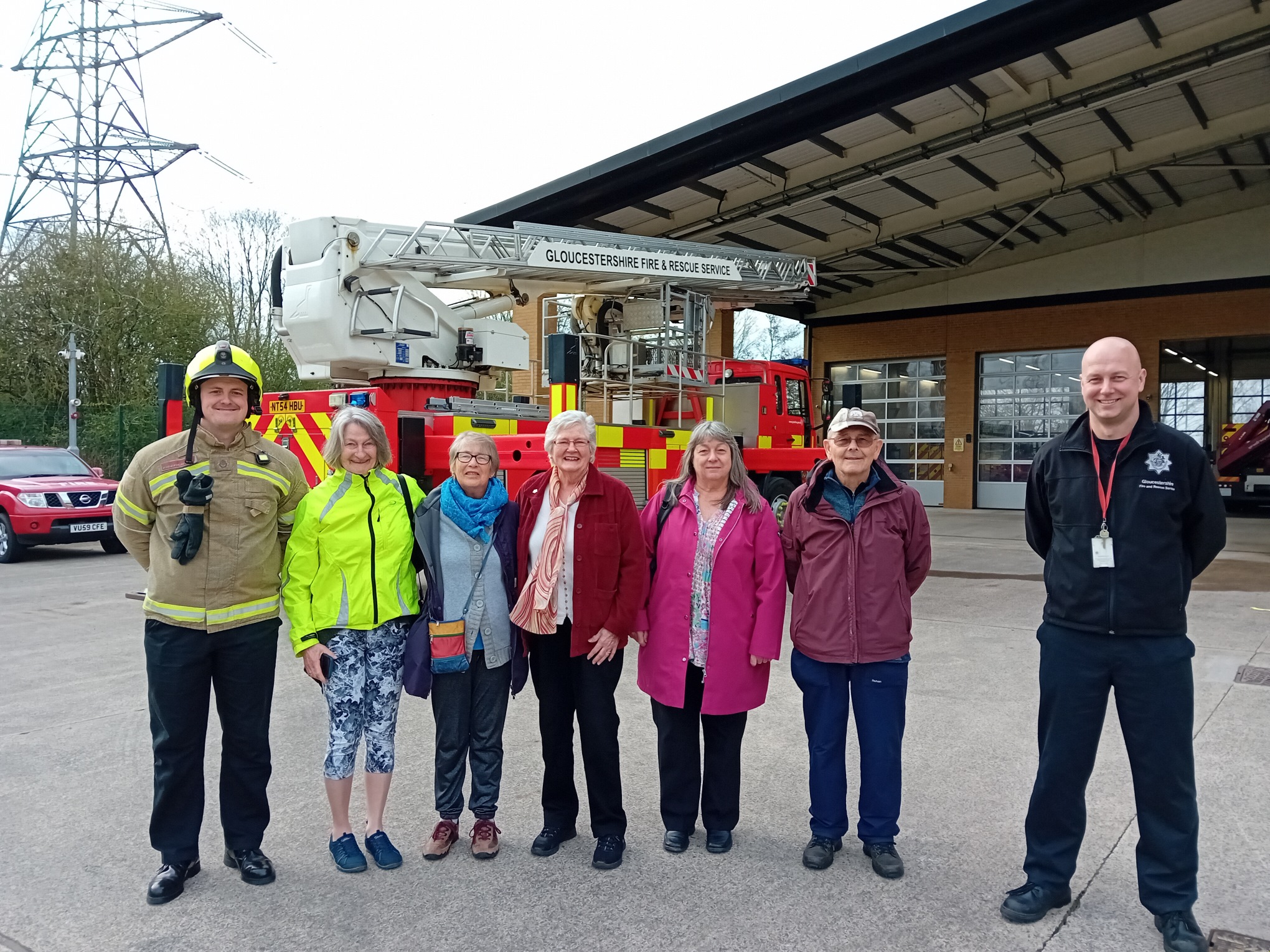 21 March visit to fire station
