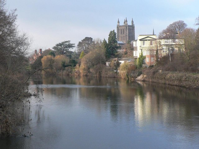 Hereford from the River