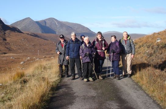 some members of the walking group