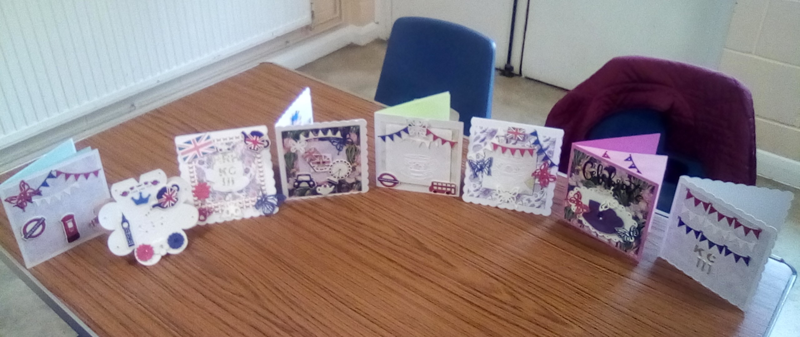 Some cards from our April meeting