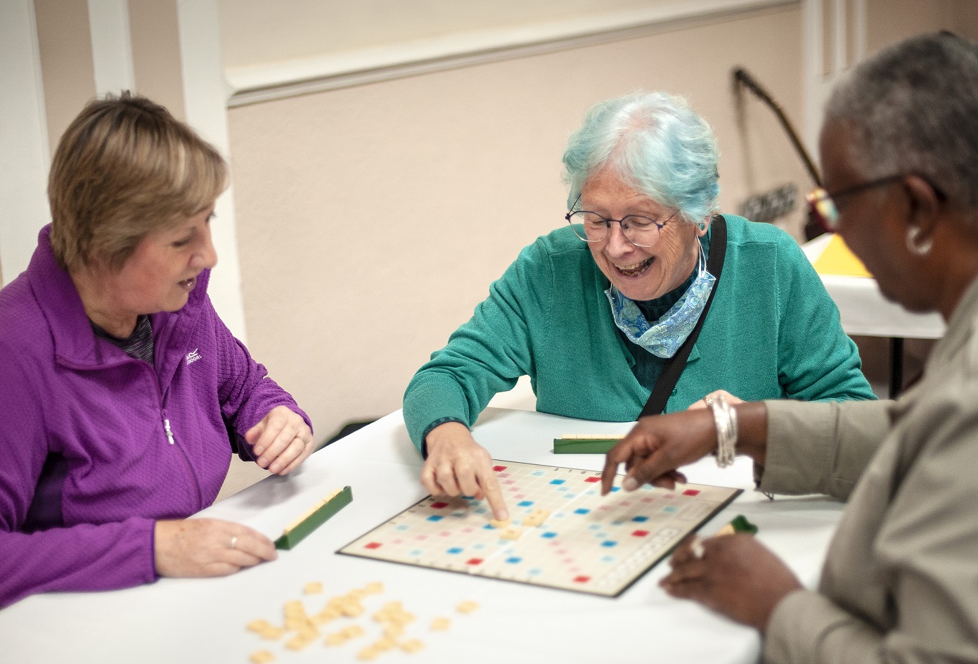 Our popular Scrabble Group