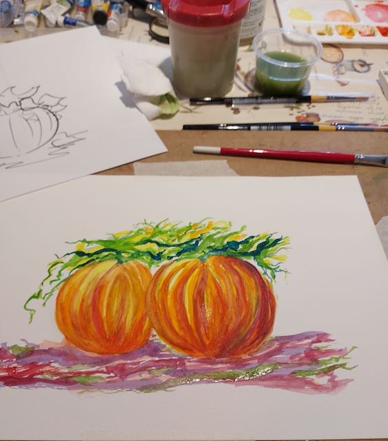 Painting Pumpkins 5