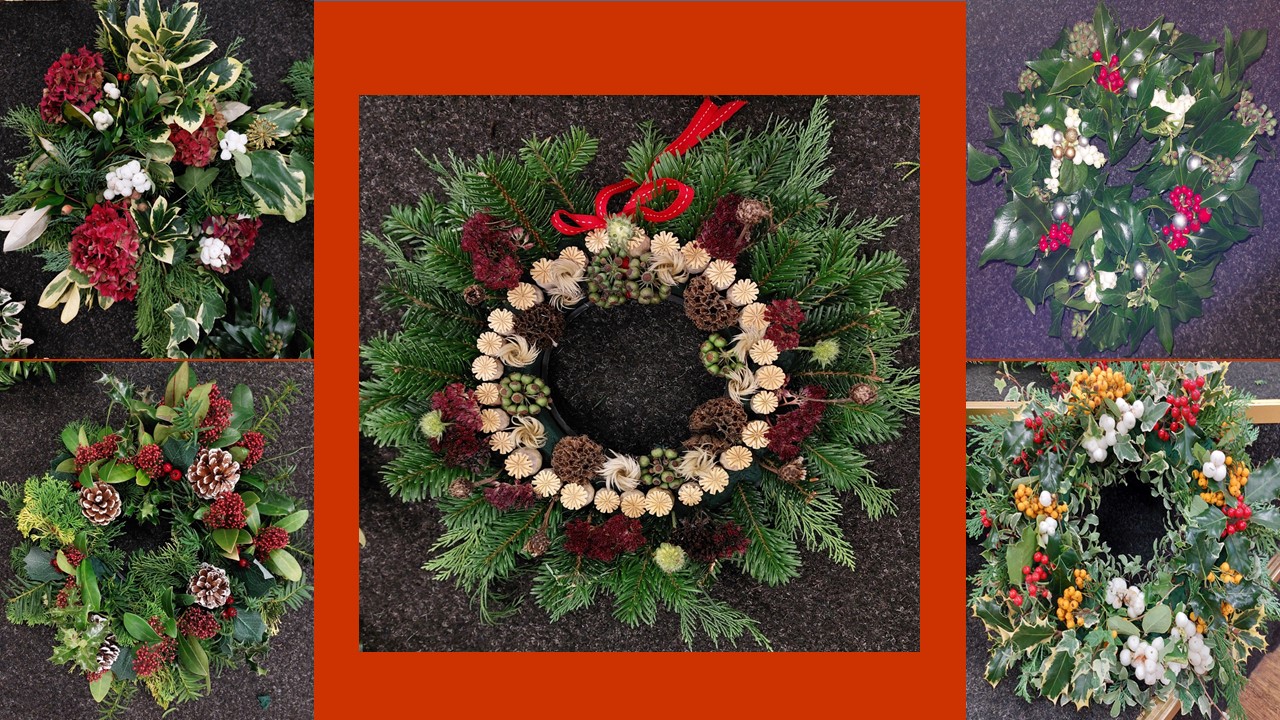 Wreaths from our gardens 2022