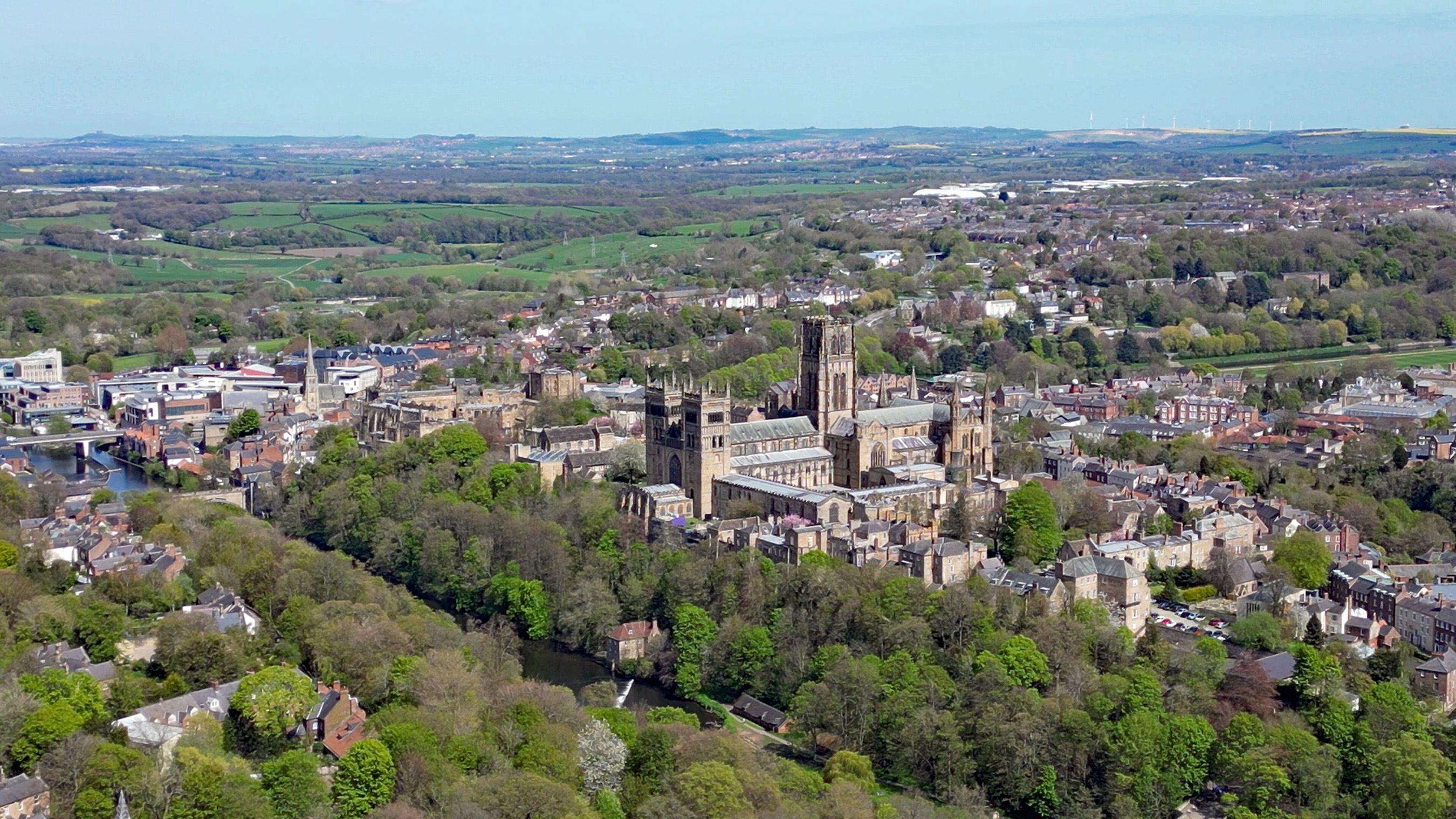 Durham from above