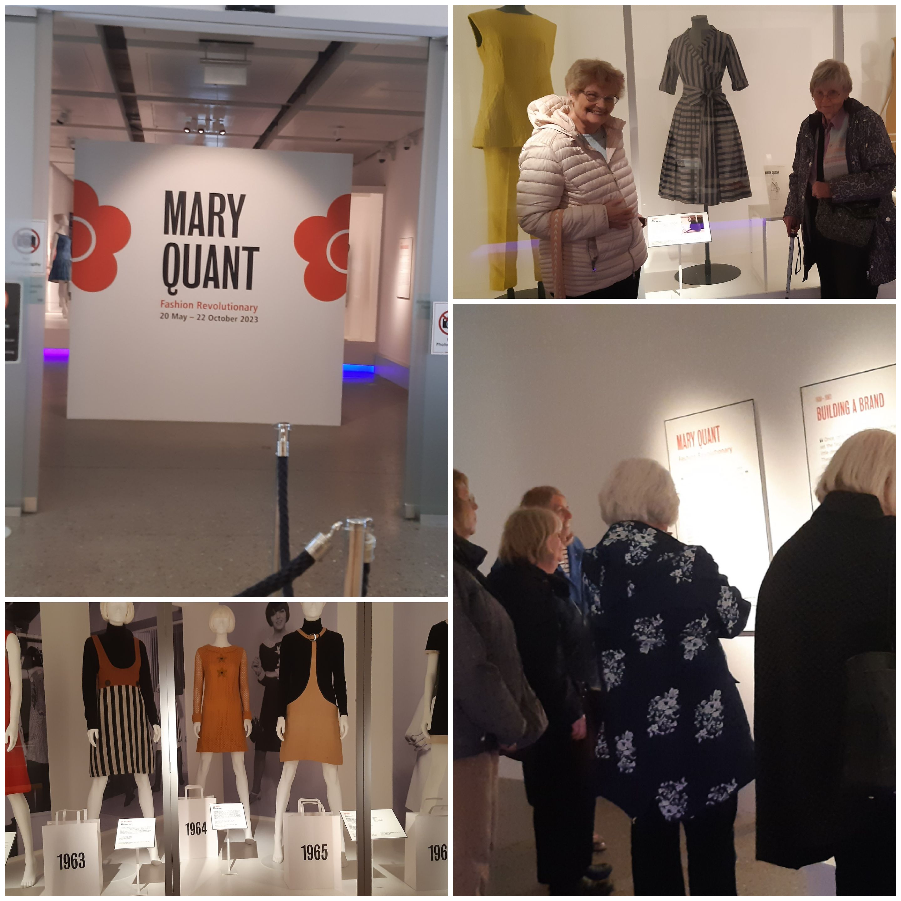 Mary Quant exhibition at Kelvingrove