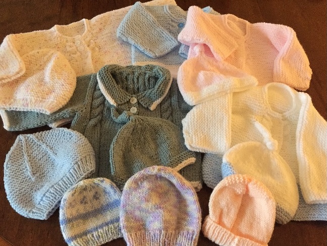 Baby hats and jackets