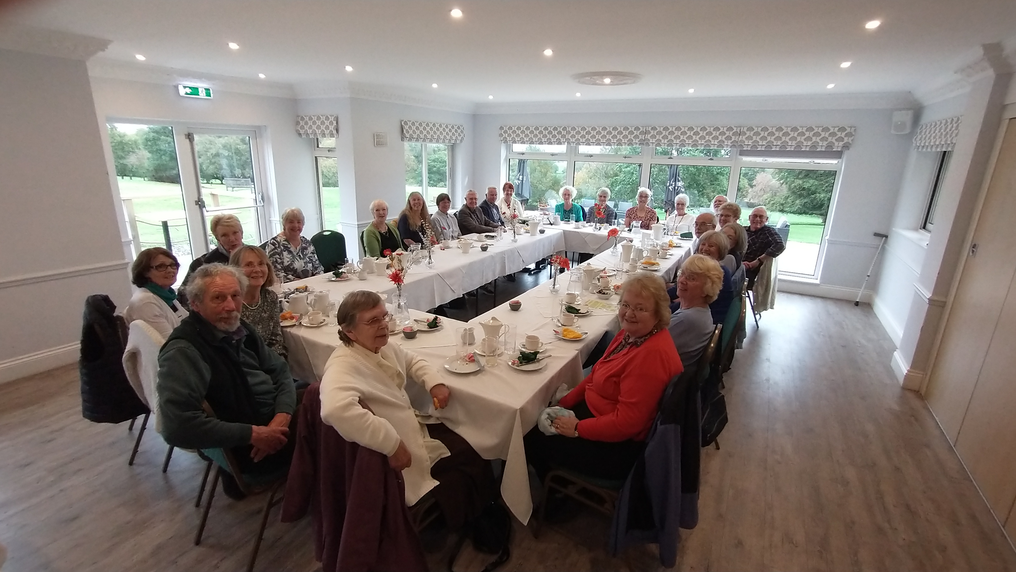 Group Leaders tea at Tiverton Golf Club