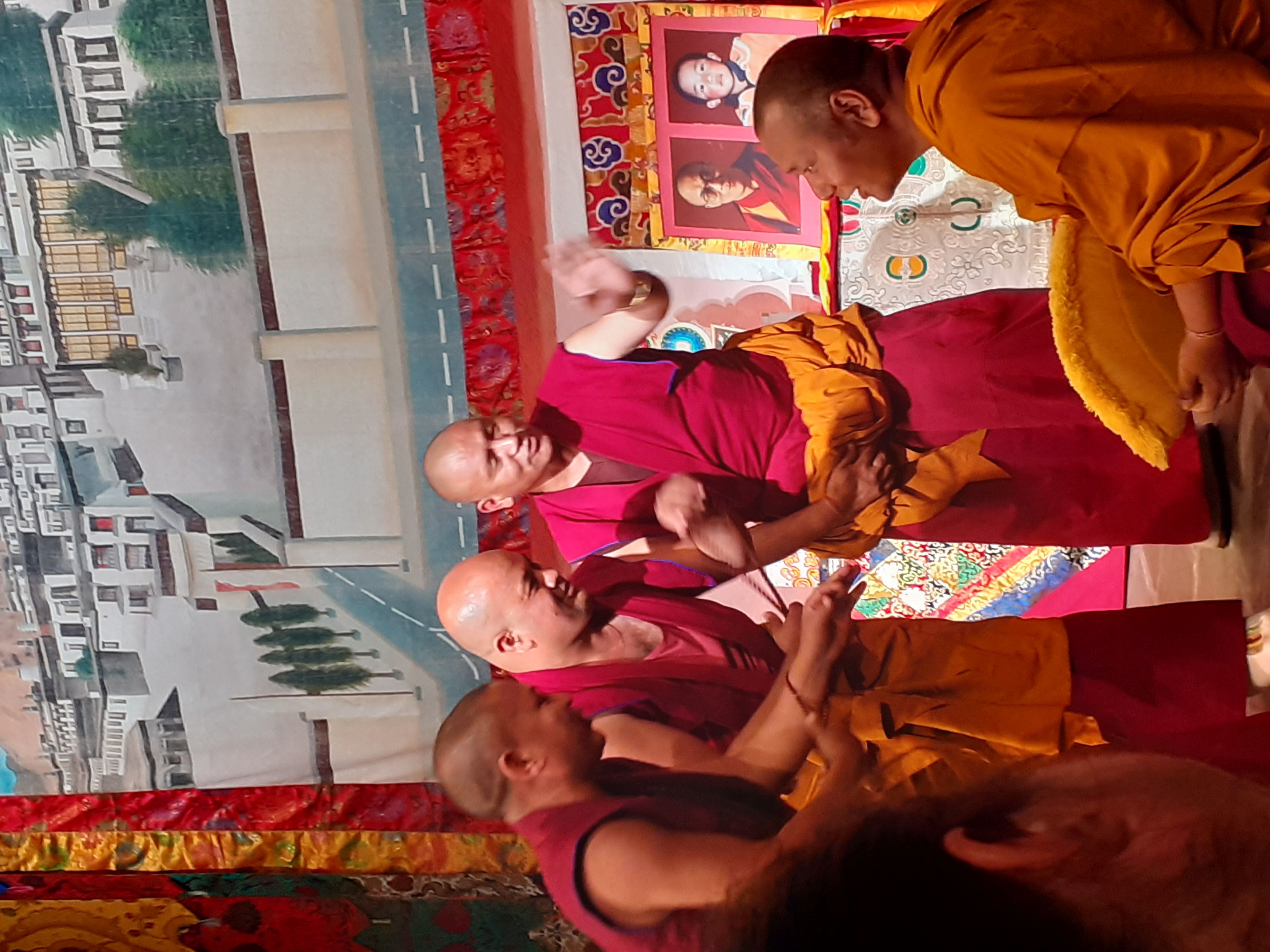Tibetan monks debating