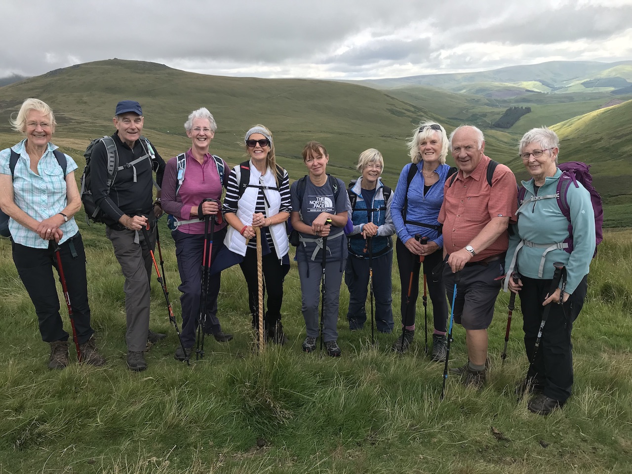 Walking Gp in the Cheviots