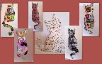 Stamp Collages -  Cats Galore!