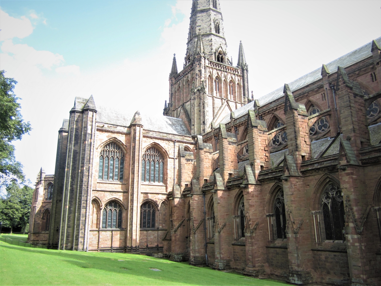 Lichfield Cathedral - North side