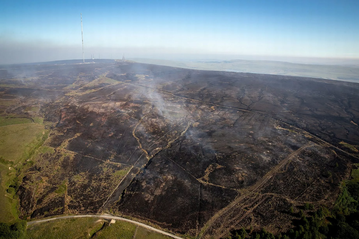 Rivington after the 2018 fires