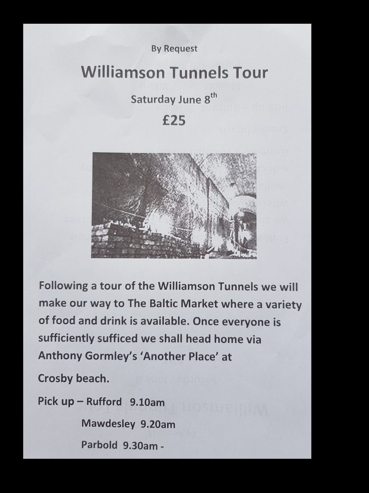 Williamson Tunnels Tour