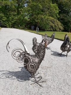 Cockerel Sculpture at Delamore