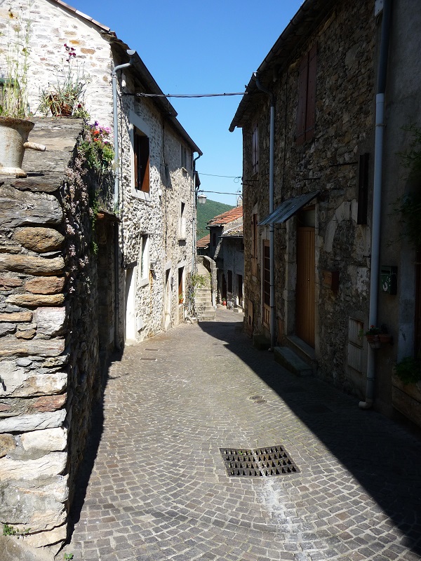 Street in the village of Olargues