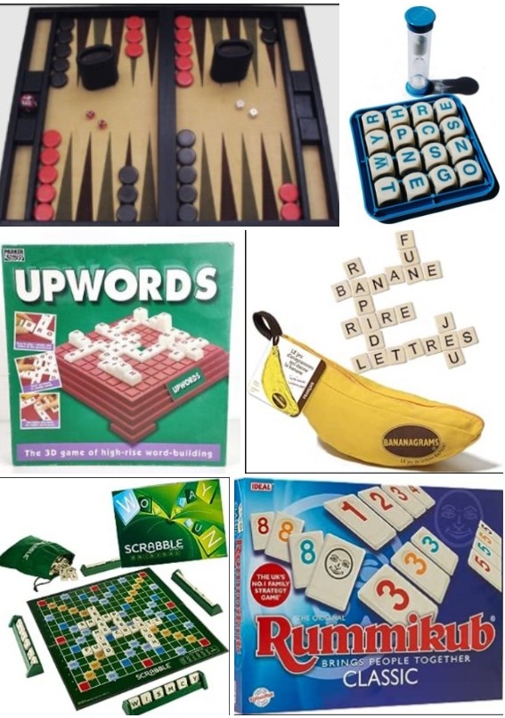 A selection of indoor games