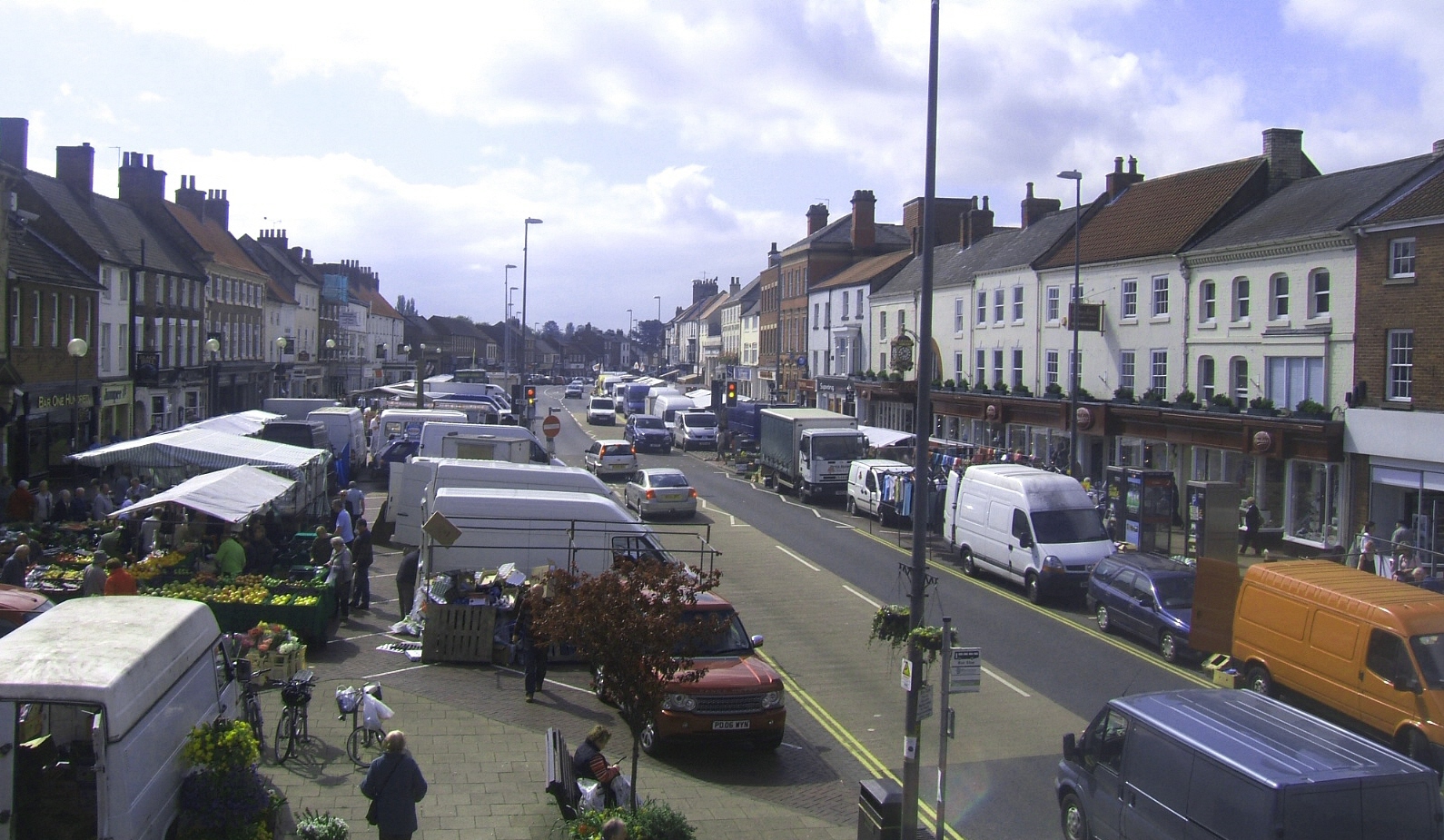 Northallerton on a market day
