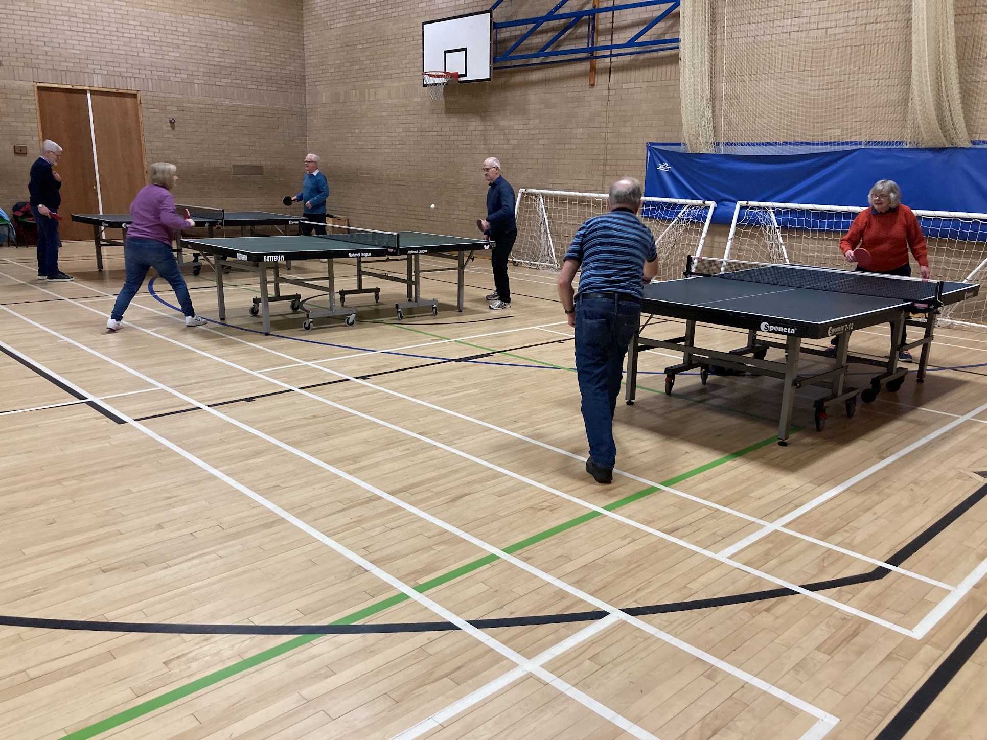 Table tennis group at Ladywood Centre