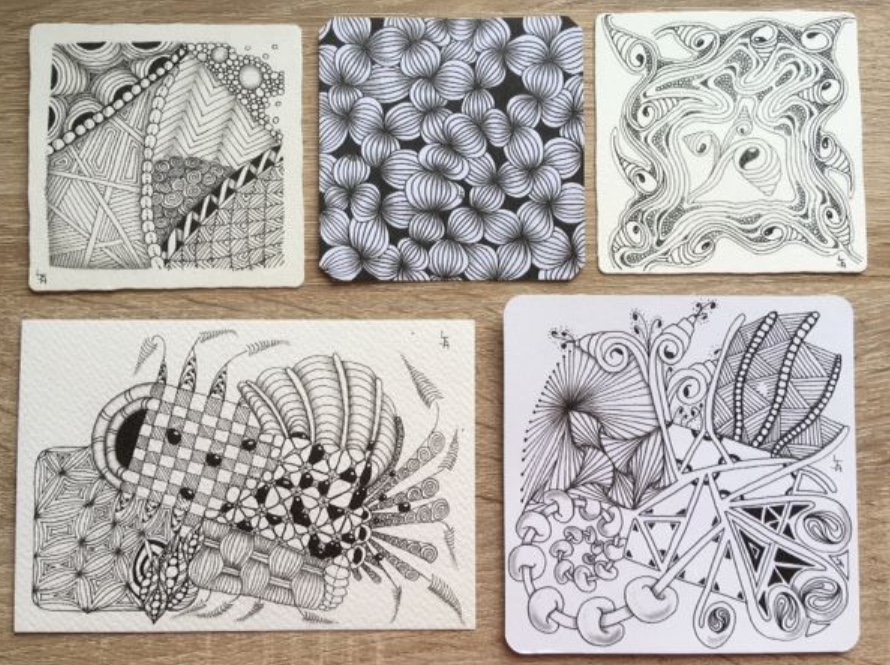 examples of Tangle Drawing