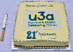 21st Anniversary Cake