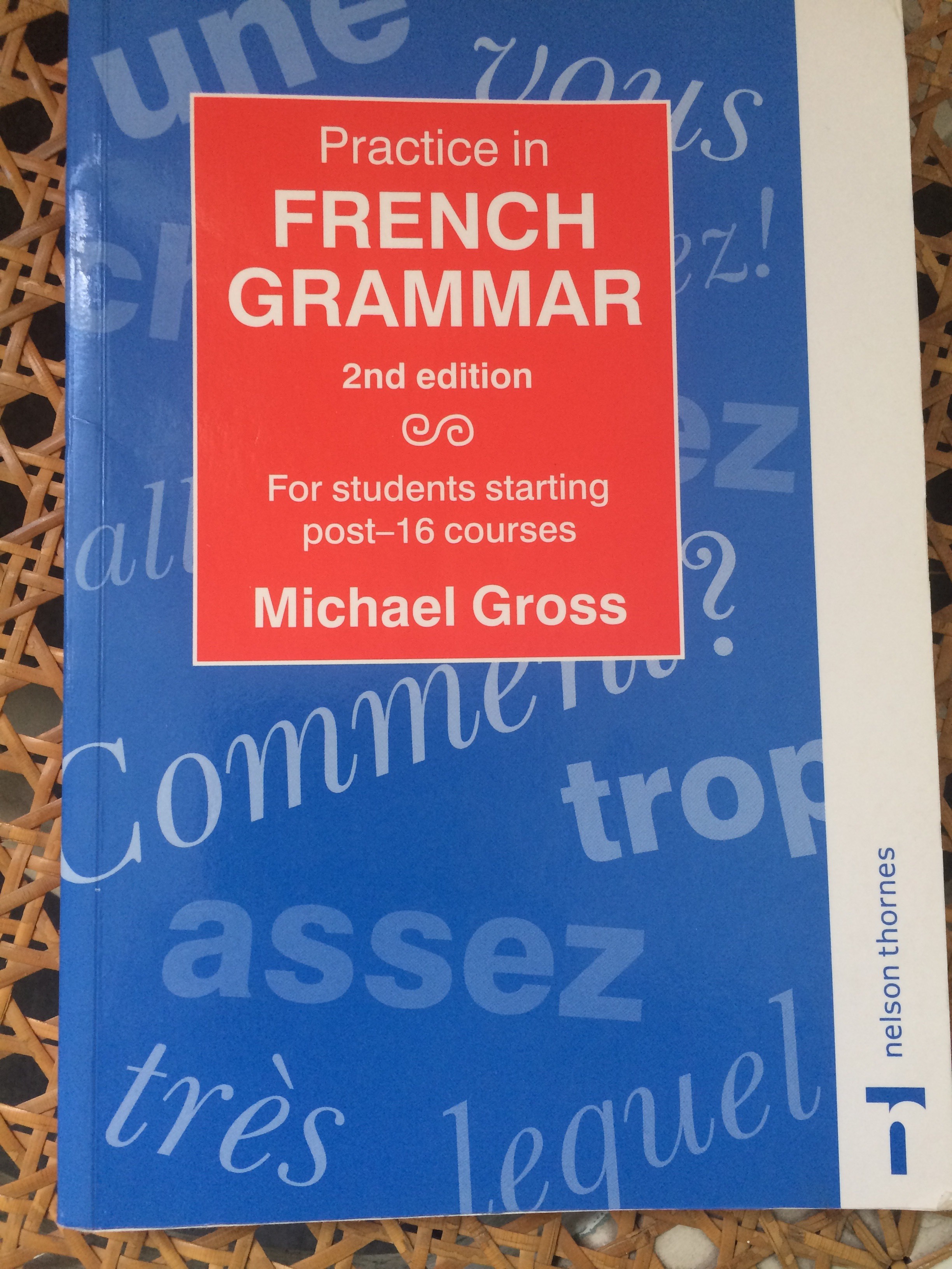 French Grammar book