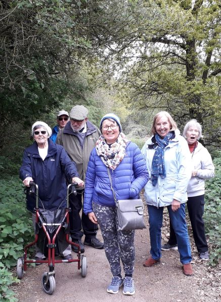 Wellbeing Walkers at Barlow Common