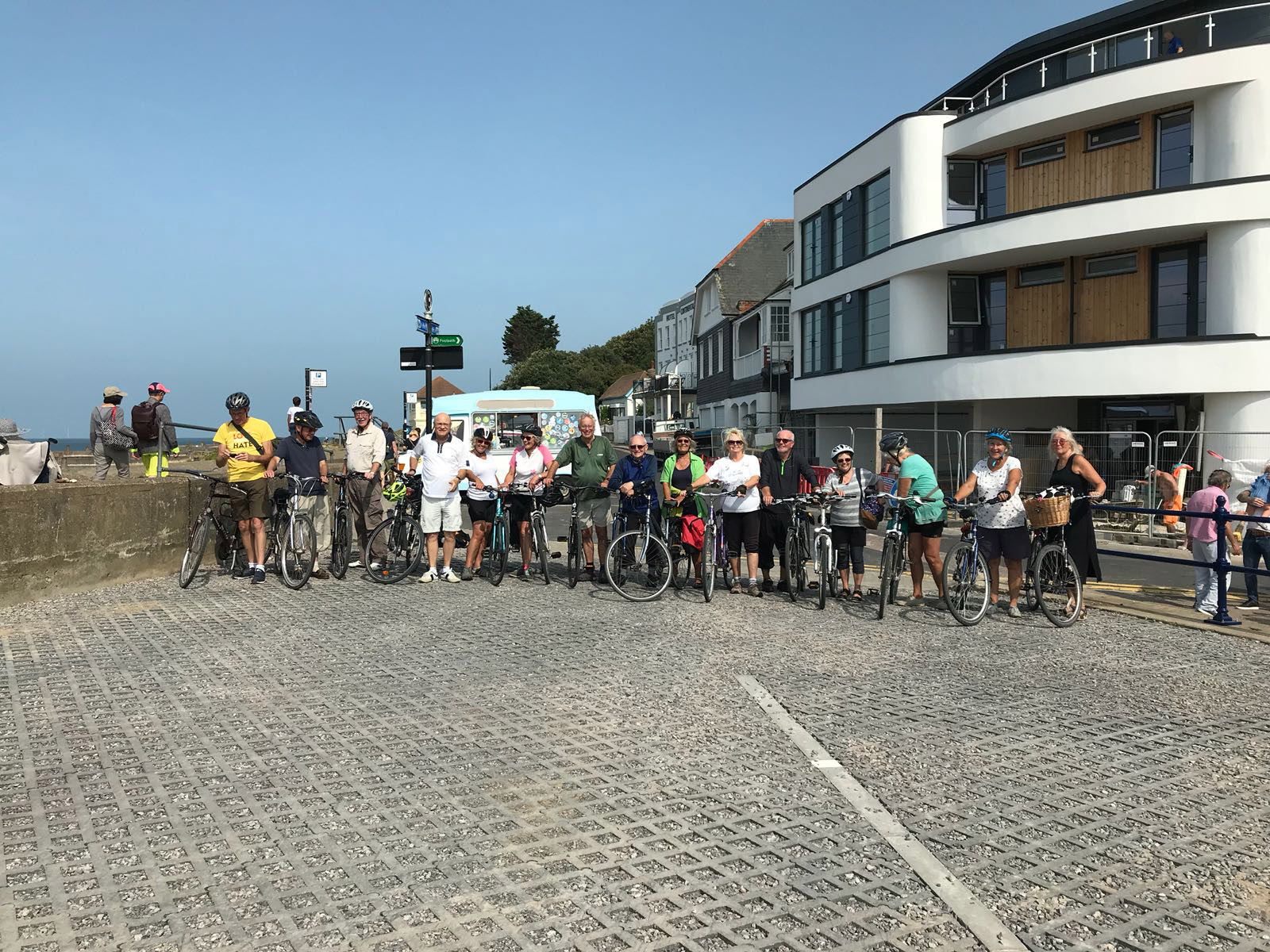 Cycling group outing