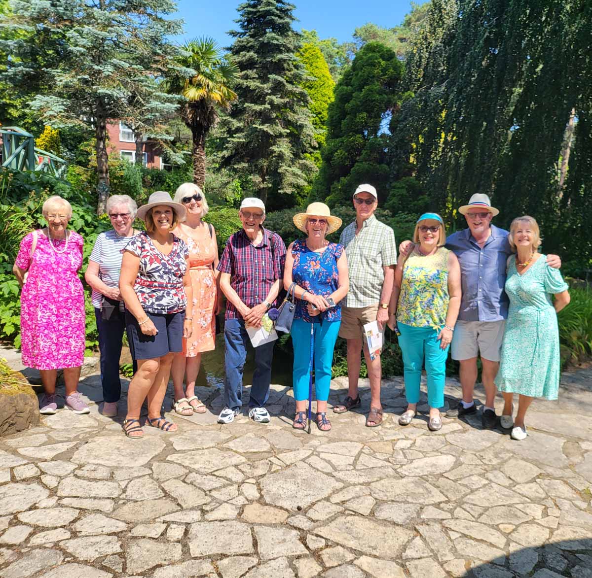 Garden Visits group at Compton Acres