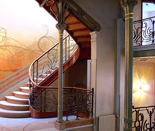 Tassel House stairway, Brussels