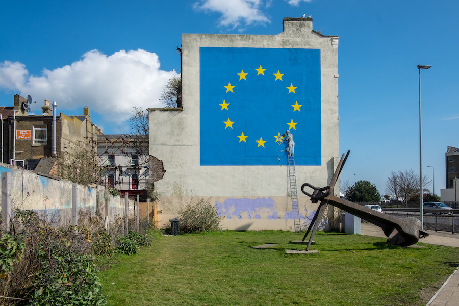 Banksy Brexit Mural, Dover