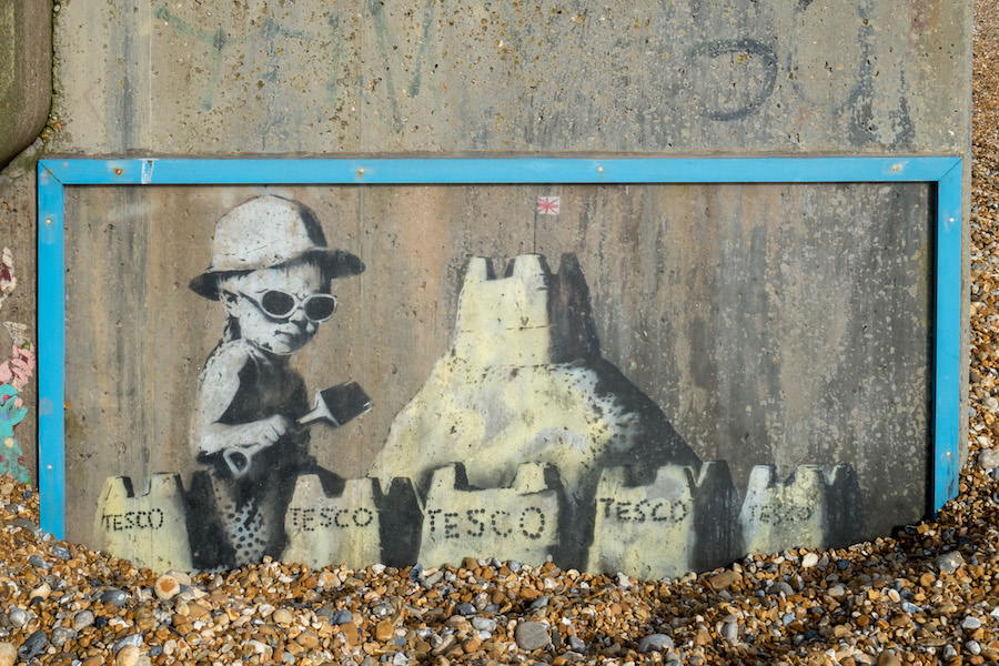 Banksy Mural, St Leonards-on-Sea