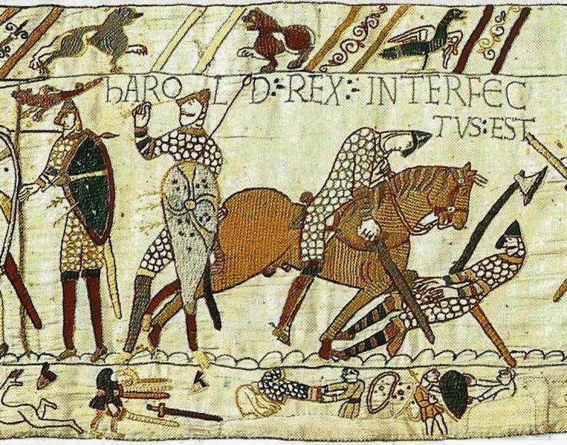 Bayeux Tapestry: Death of Harold