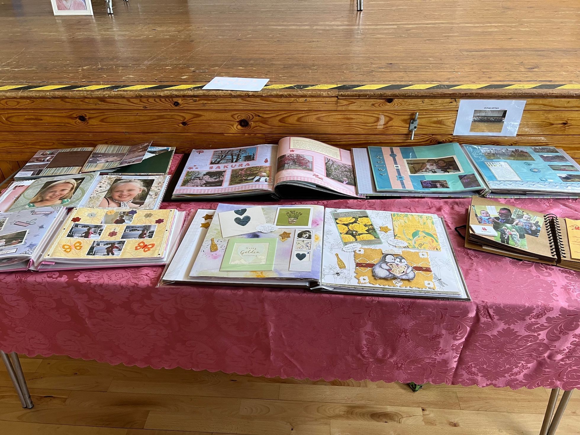 Scrapbooking Group table at AGM