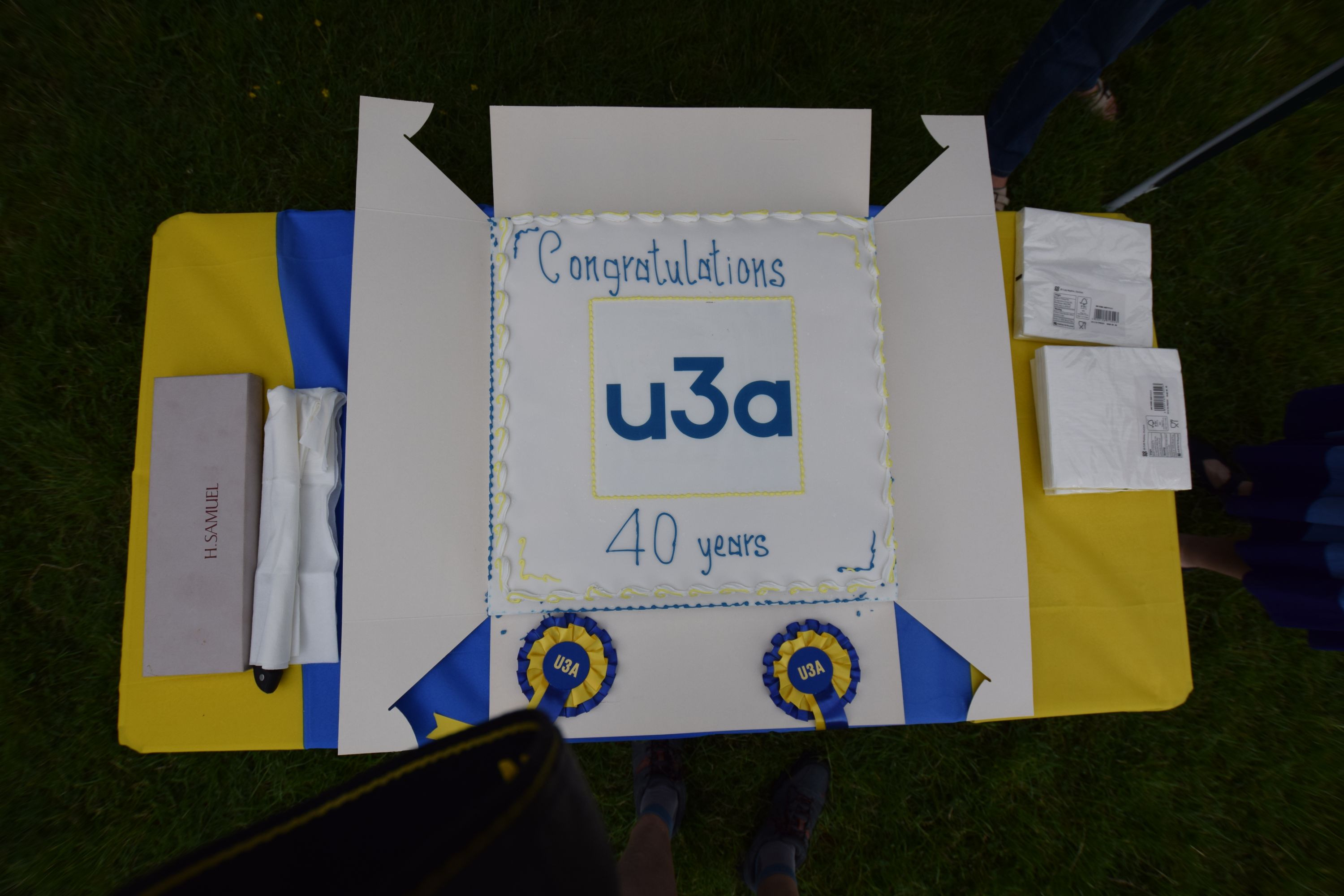 40th celebration cake