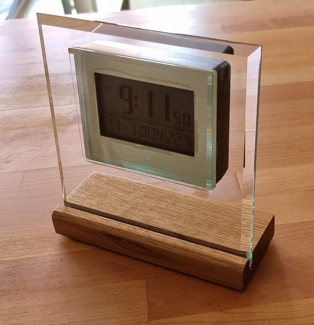 A desk clock made by Terry