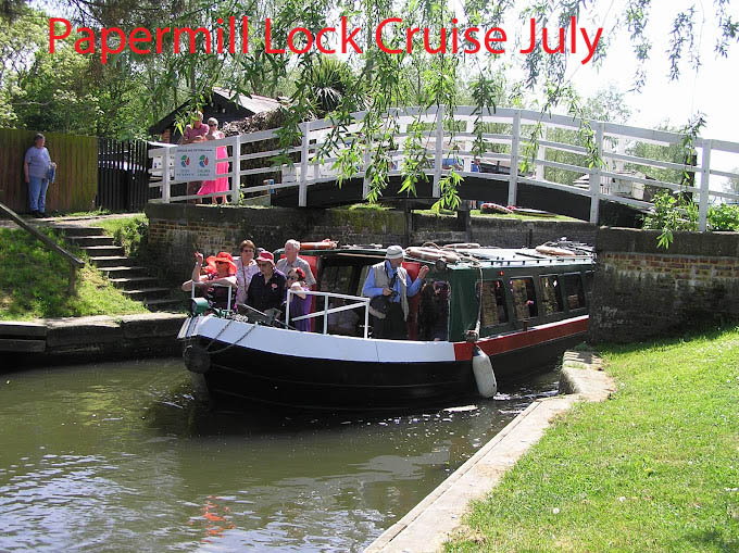 Papermill Lock Cruise 12th & 19th July