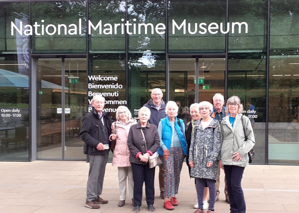 Our group outside museum