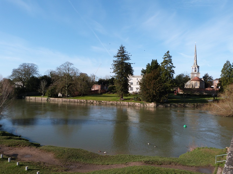 The river in Wallingford