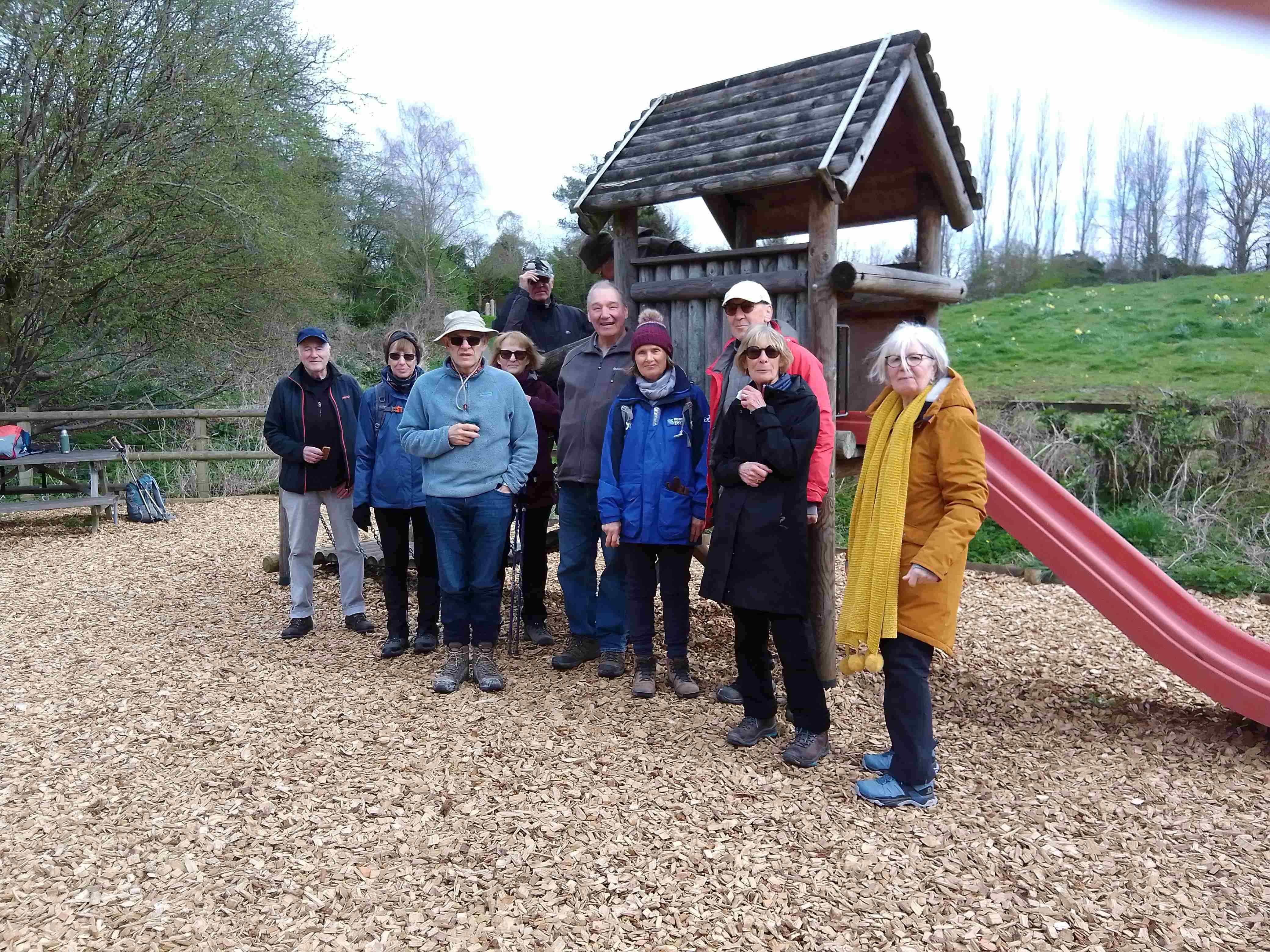 2024.03 Walking group at East Hendred
