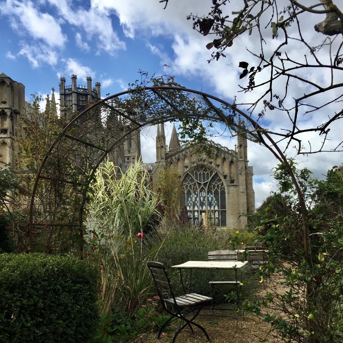 Ely Cathedral garden