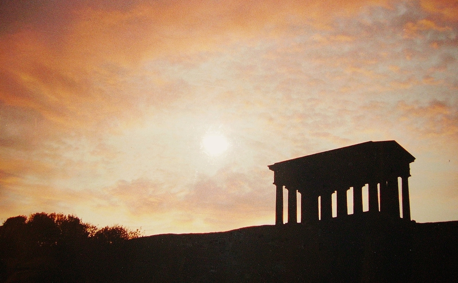 Penshaw Monument at Sunset by Carol